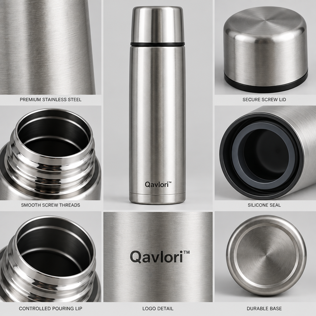 Qavlori™ Stainless Steel Vacuum Insulated Flask main image 06