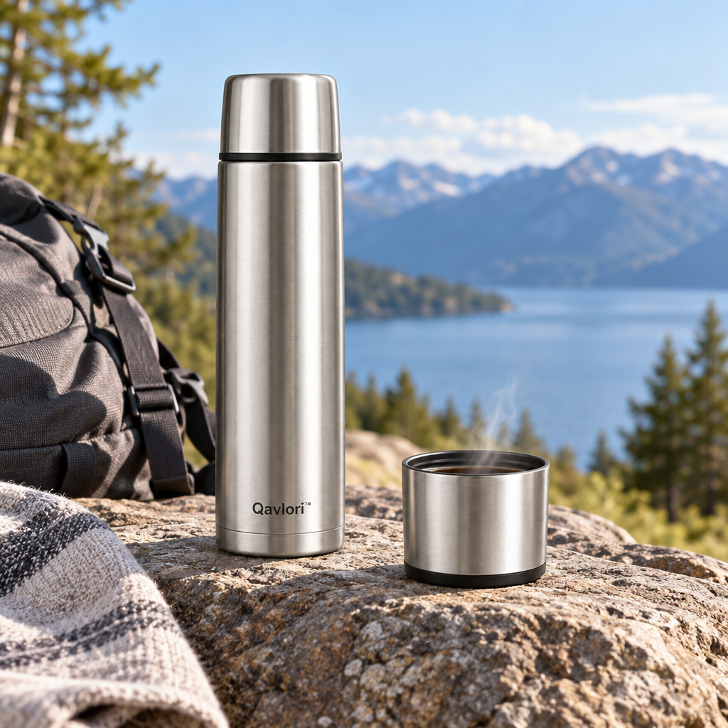 Qavlori™ Stainless Steel Vacuum Insulated Flask main image 02