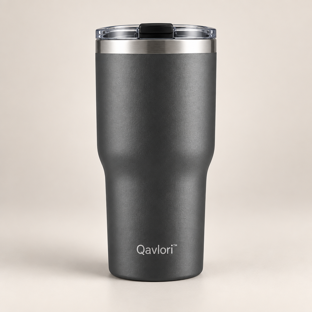 Qavlori™ Large Insulated Travel Tumbler hero