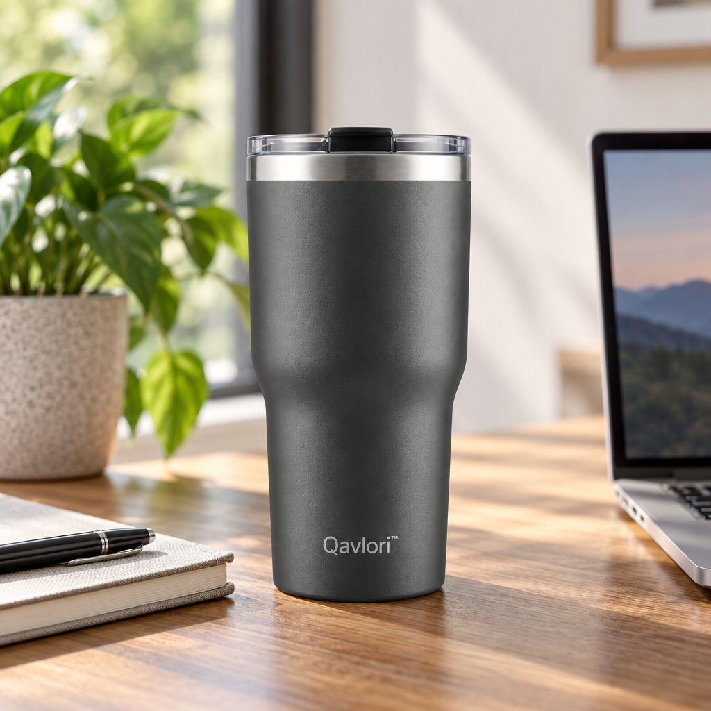 Qavlori™ Large Insulated Travel Tumbler main image 02