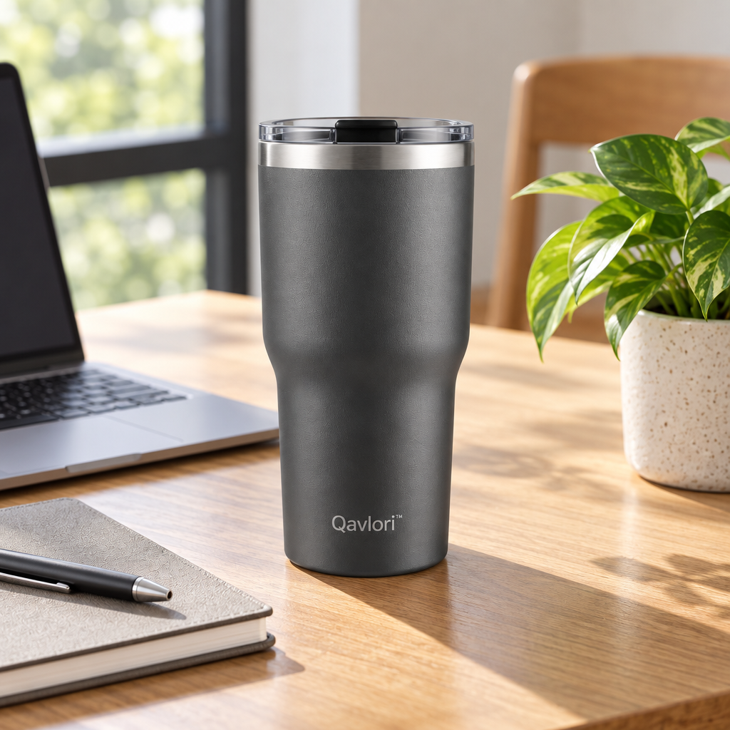 Qavlori™ Large Insulated Travel Tumbler main image 05
