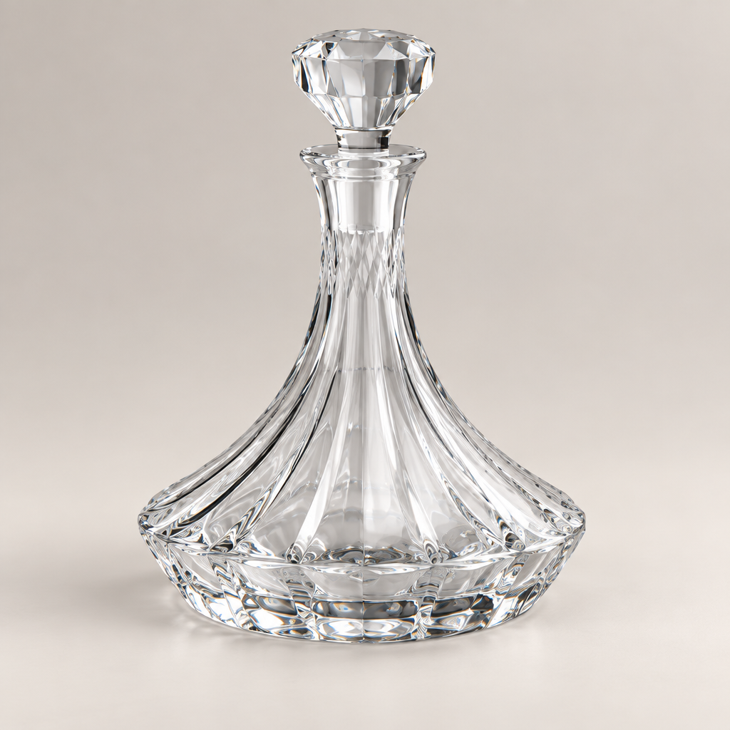 Qavlori™ Crystal Glass Decanter hero