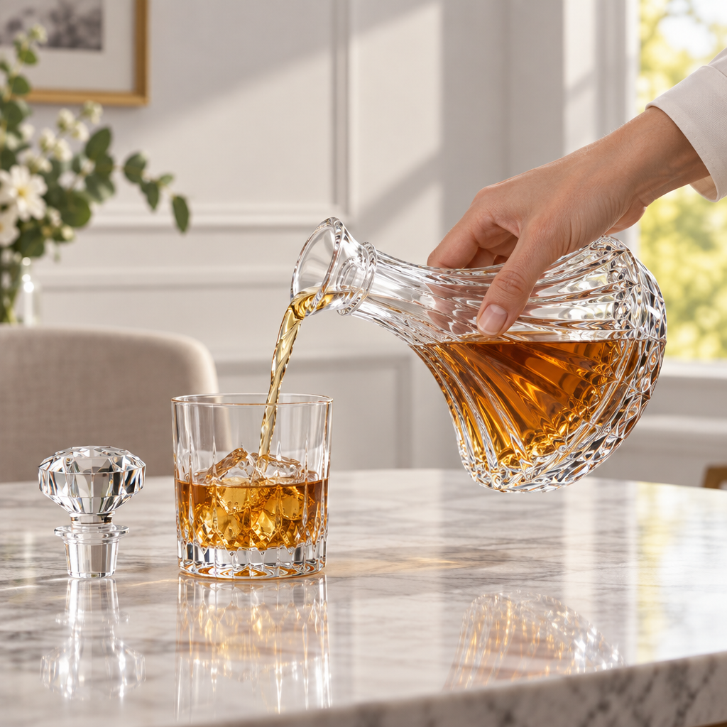 Qavlori™ Crystal Glass Decanter main image 04