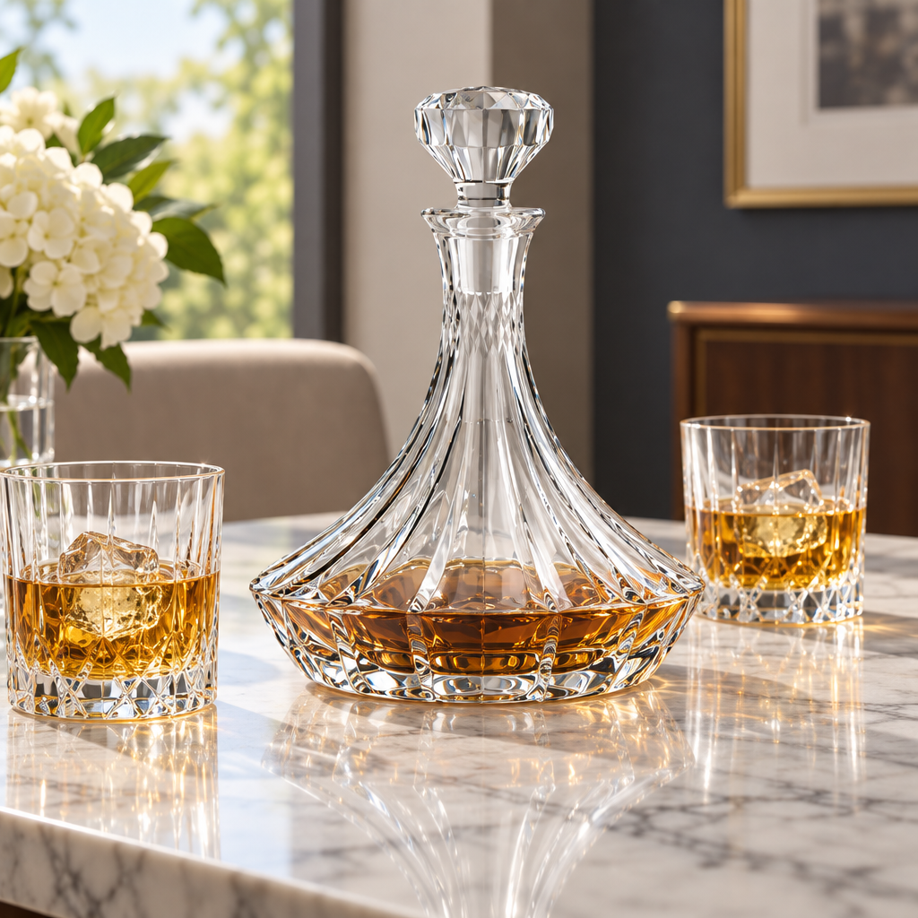 Qavlori™ Crystal Glass Decanter main image 05