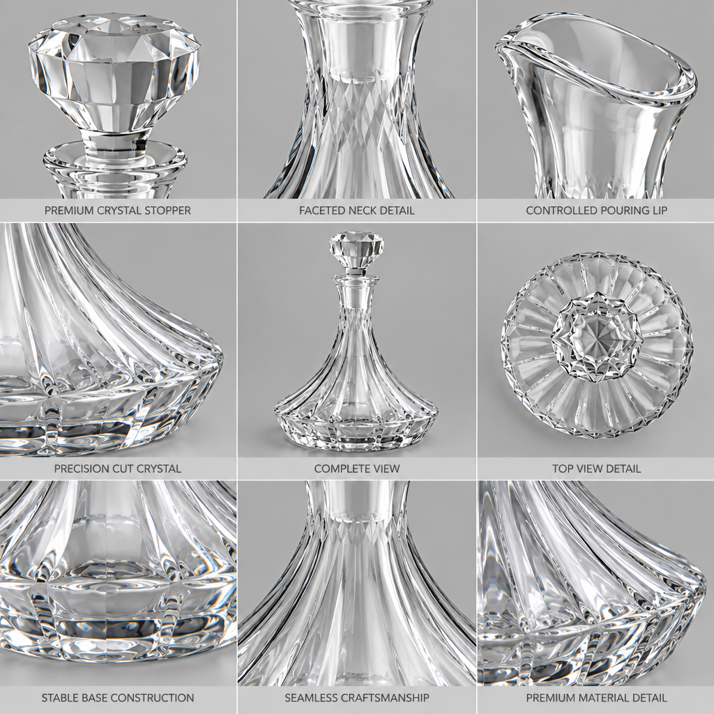 Qavlori™ Crystal Glass Decanter main image 06