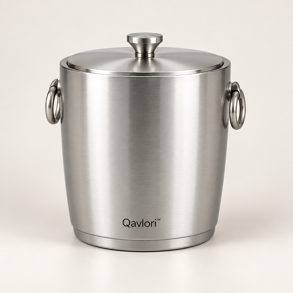 Qavlori™ Stainless Steel Ice Bucket hero