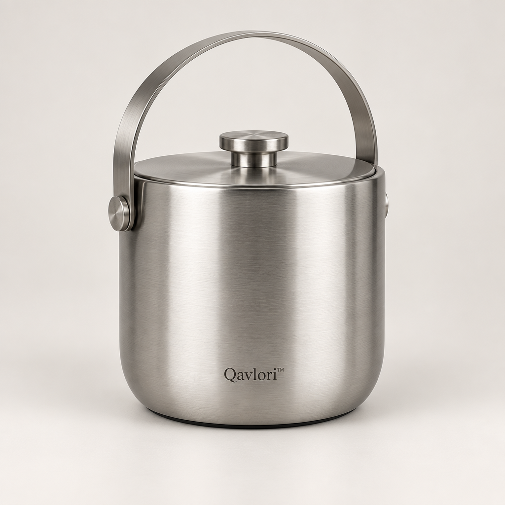 Qavlori™ Stainless Steel Tabletop Ice Bucket hero